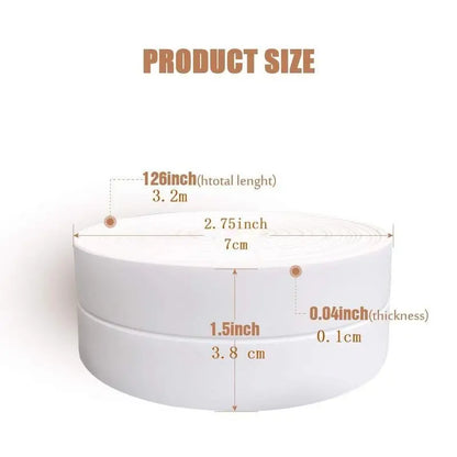 Self-Adhering White Water-Resistant Caulking Tape