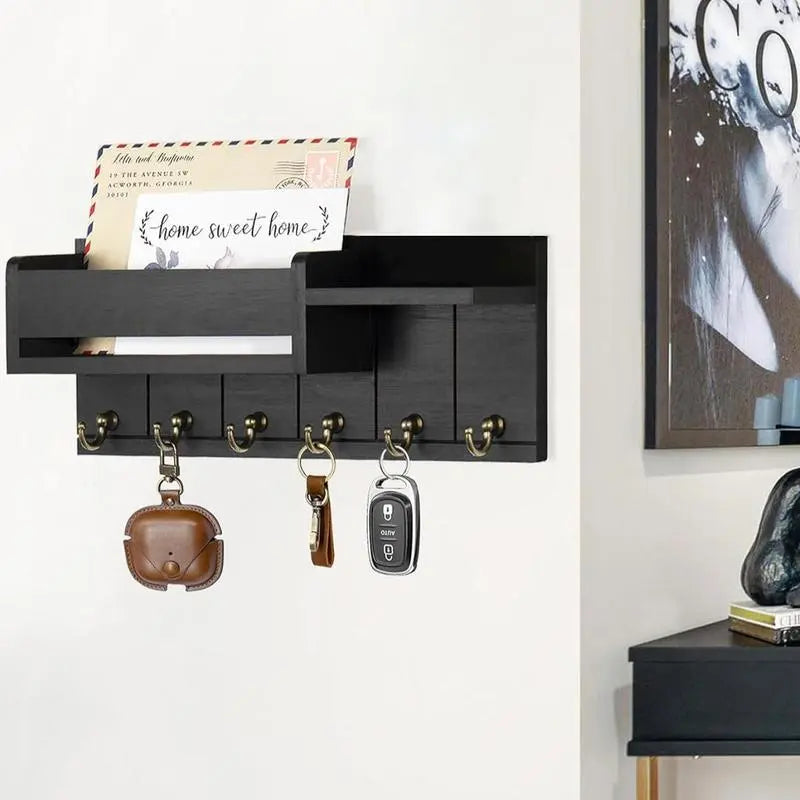 Key Wooden Holder for Wall