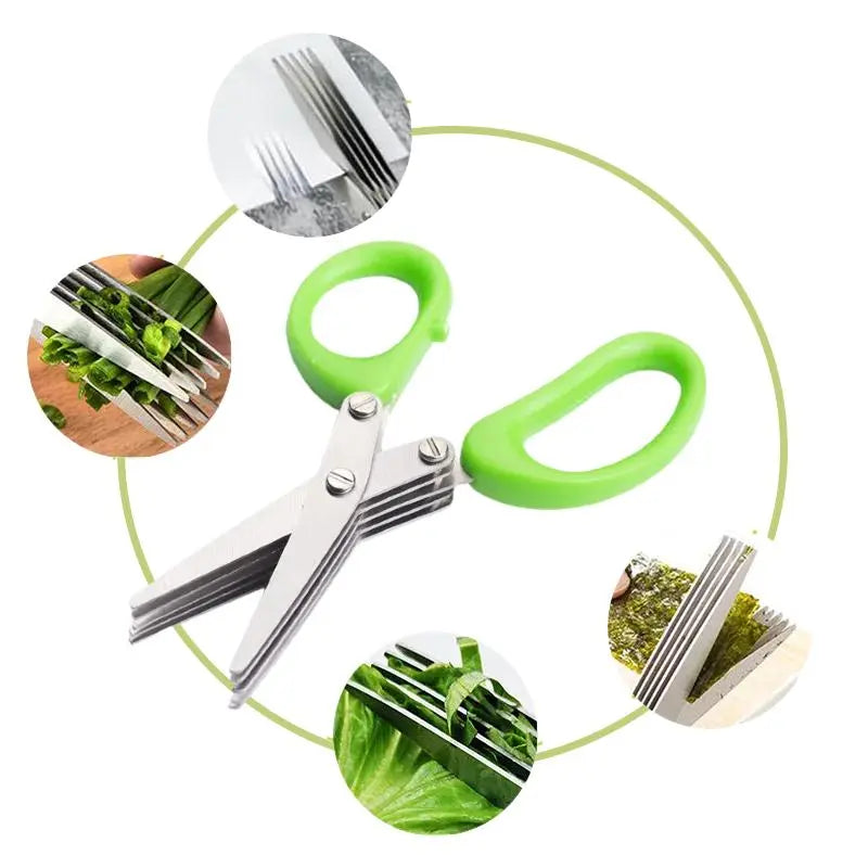 Stainless Steel Multi-layers Kitchen Scissors