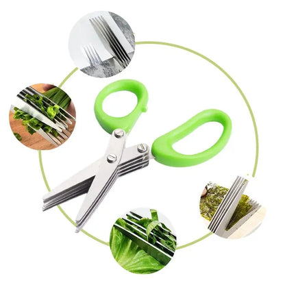 Stainless Steel Multi-layers Kitchen Scissors