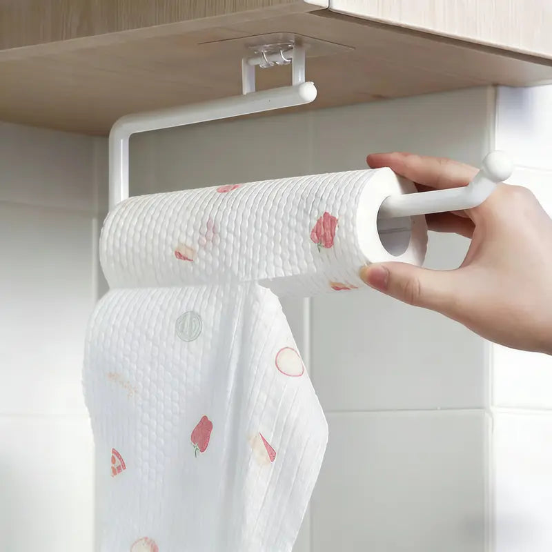 Self-Adhesive Paper Towel Holder Under Cabinet