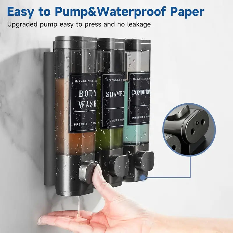 Shampoo and Conditioner Dispenser
