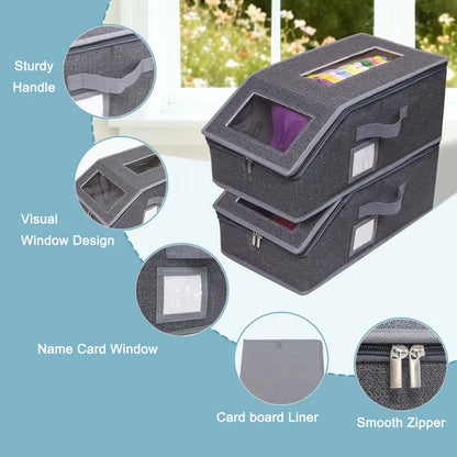 Stackable Trapezoid Cap Storage System