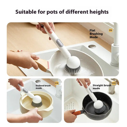 6-in-1 ABS Dish Brush