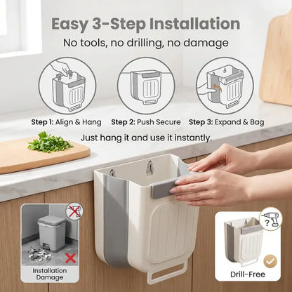 Foldable Kitchen Trash Can