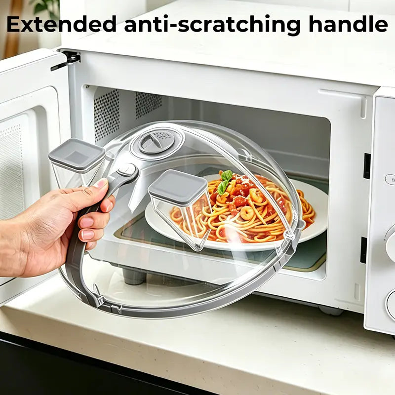 Upgraded Foldable Microwave Splatter Cover