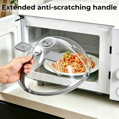 Upgraded Foldable Microwave Splatter Cover