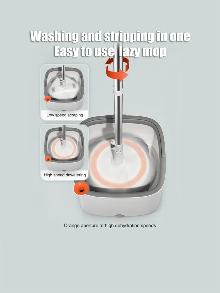 Easy Wring Spinning Mop and Bucket Set
