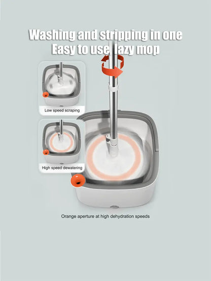 Easy Wring Spinning Mop and Bucket Set