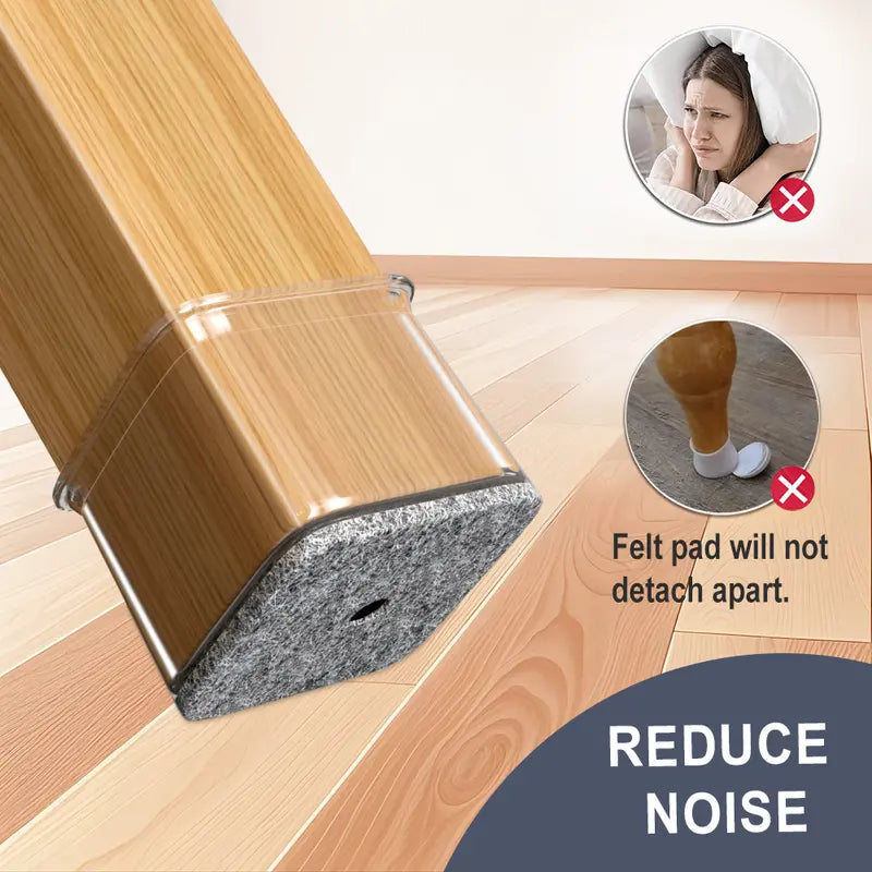 Square Chair Leg Floor Protectors