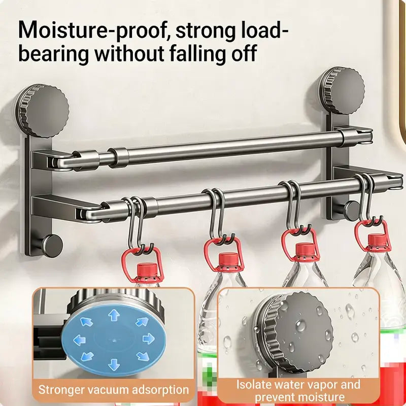 Retractable Suction Towel Hook
