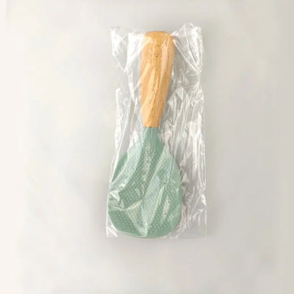 Silicone Spoon with Wooden Handle