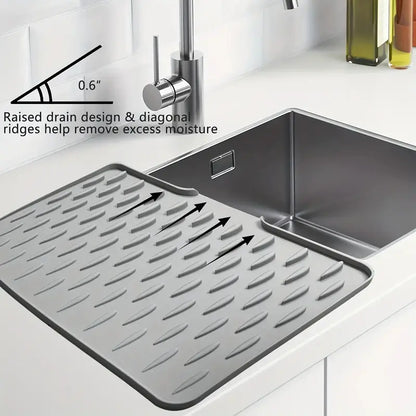Non-Slip Silicone Kitchen Drain Mat
