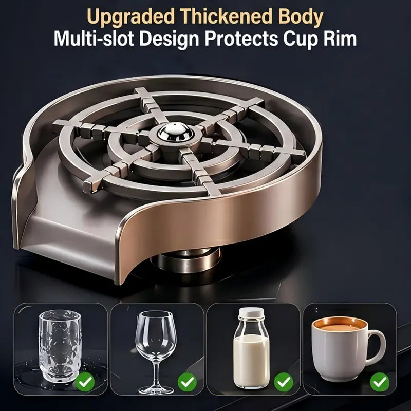 Stainless Steel High-Pressure Automatic Rinse Cup Washer