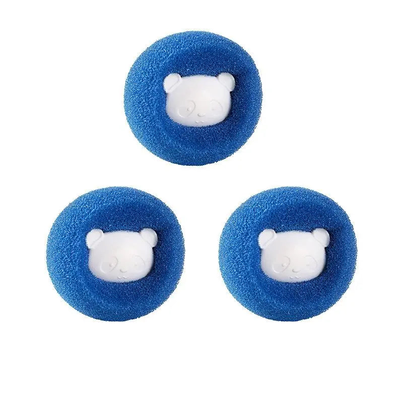Reusable Hair Remover Rubber Laundry Ball Set