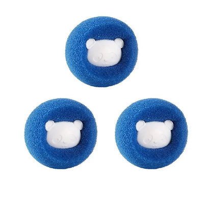 Reusable Hair Remover Rubber Laundry Ball Set