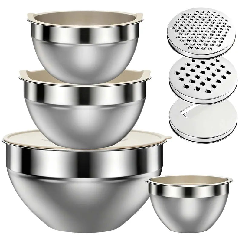 6 Piece Mixing Bowl with Lids Set