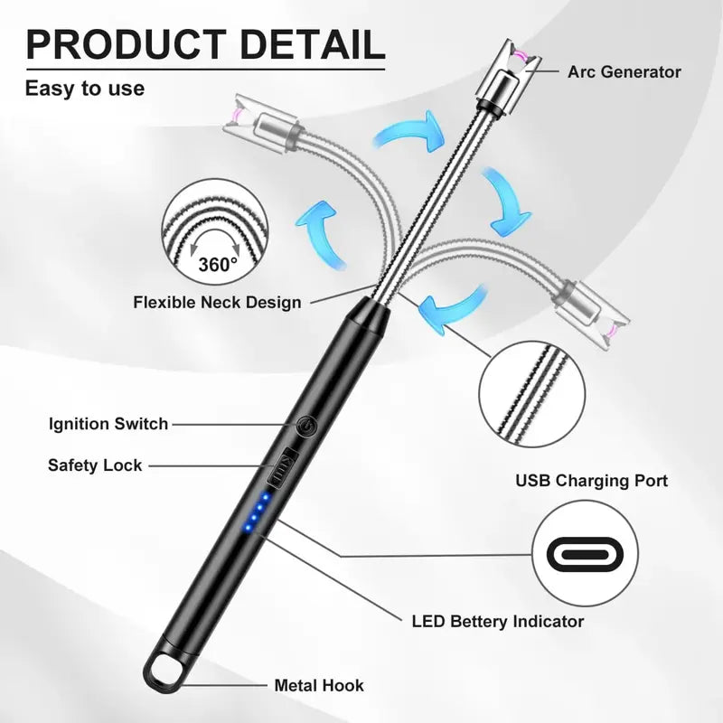 USB Rechargeable Electric Ignition Rod