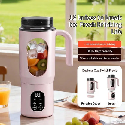 Portable USB Rechargeable 4-in-1 Handheld Mini Stick Blender
