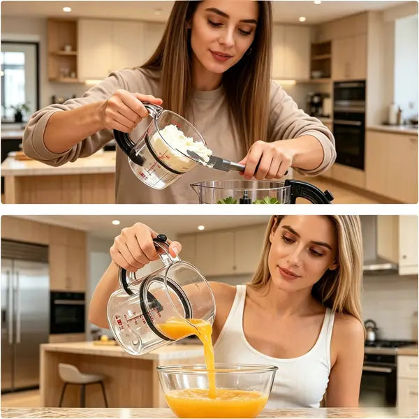 4-in-1 Adjustable Kitchen Measuring Cup Utensil