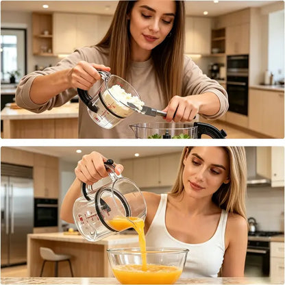 4-in-1 Adjustable Kitchen Measuring Cup Utensil