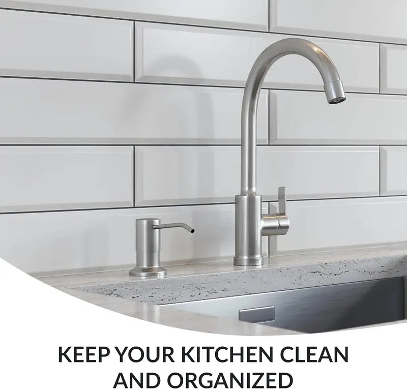 Brushed Nickel Stainless Steel Soap Dispenser Pump