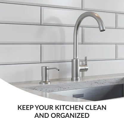 Brushed Nickel Stainless Steel Soap Dispenser Pump