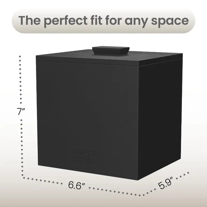 Matte Onyx Cement Box