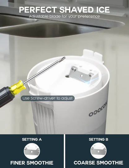 Portable Plastic Ice Shaver Machine