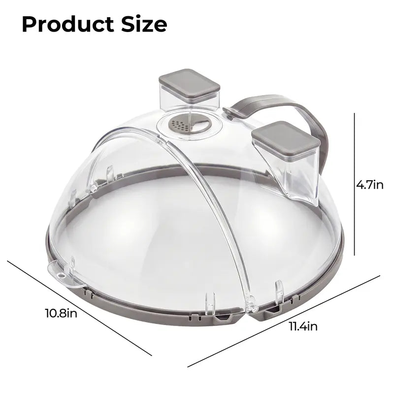 Upgraded Foldable Microwave Splatter Cover