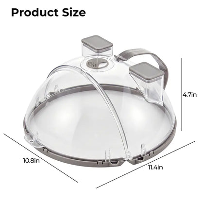 Upgraded Foldable Microwave Splatter Cover