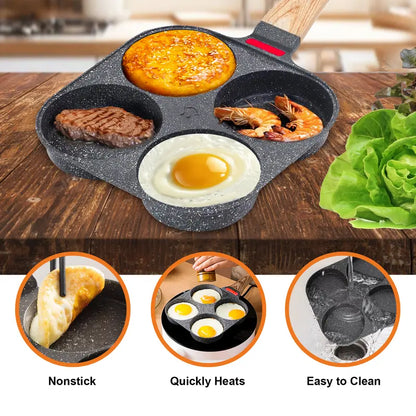 Non-stick Hole Design Egg Frying Pan