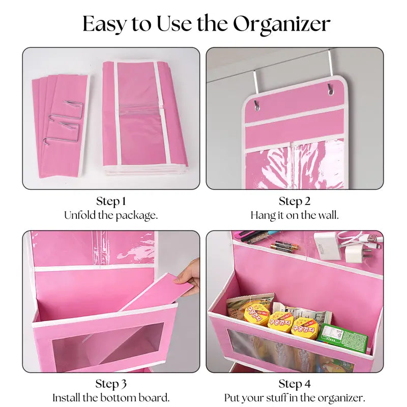Heavy Duty Over Door Wall-Mount Hanging Organizer