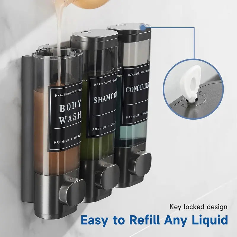 Shampoo and Conditioner Dispenser