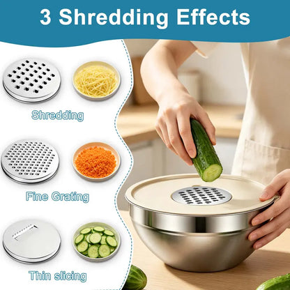 6 Piece Mixing Bowl with Lids Set