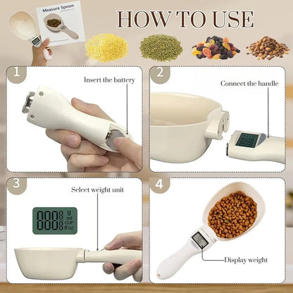 Digital Food Measuring Scoop Scale