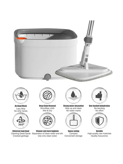 Easy Wring Spinning Mop and Bucket Set