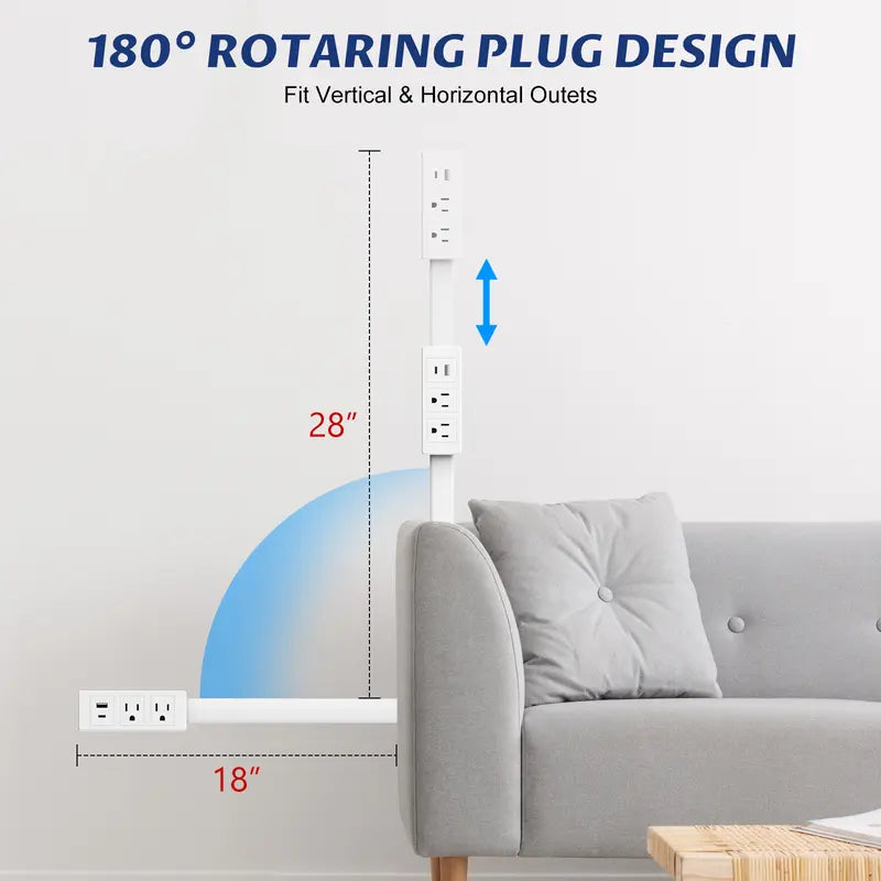 Wall Swivel Socket Extender