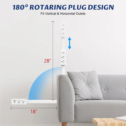 Wall Swivel Socket Extender