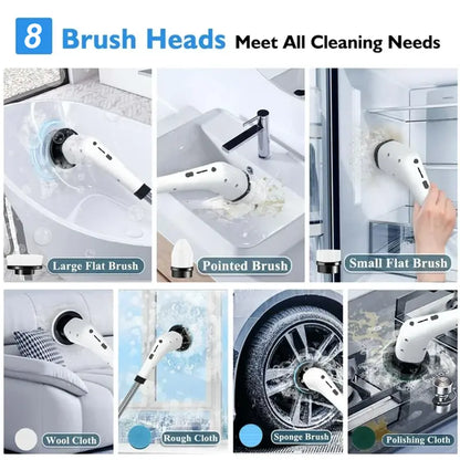 Cordless Electric Spin Scrubber