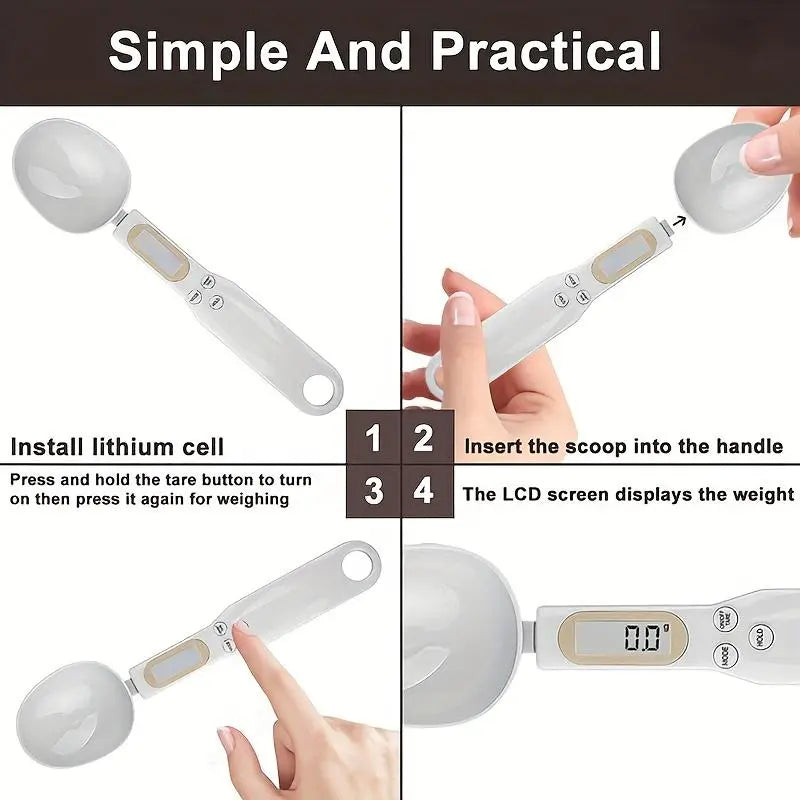 High Precision Kitchen Scale Spoon or Electronic Scale