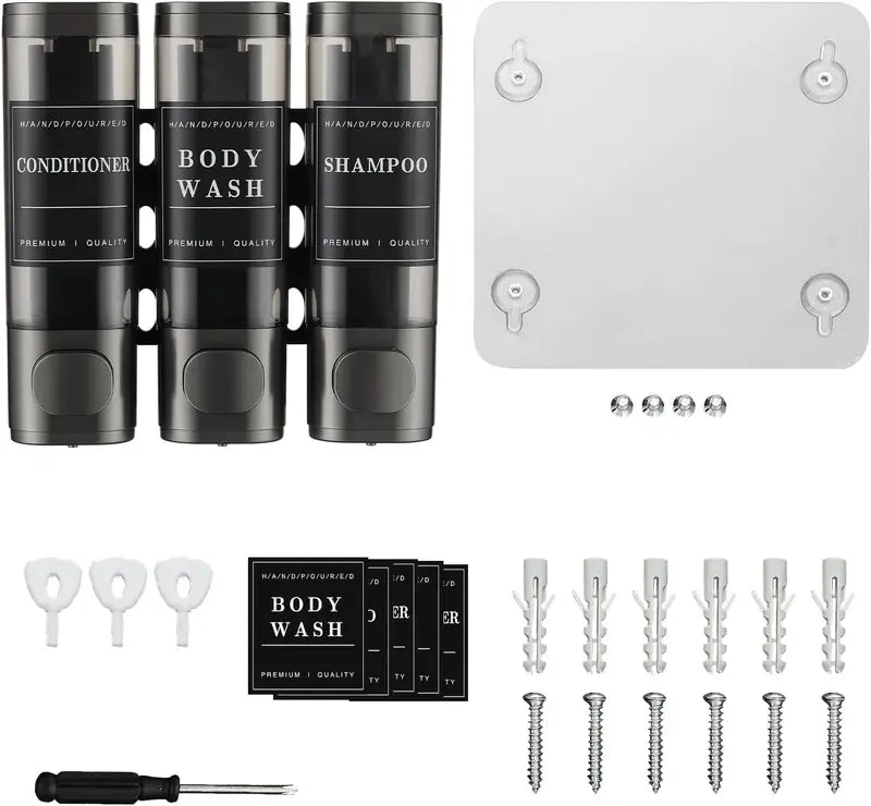 Shampoo and Conditioner Dispenser