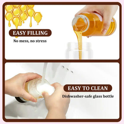 Glass Honey Dispenser