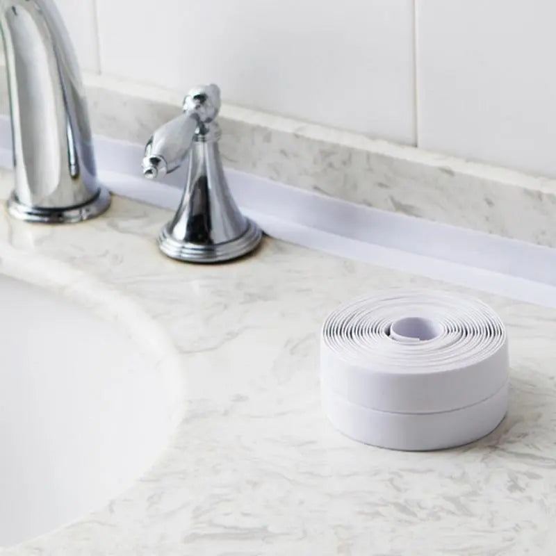Self-Adhering White Water-Resistant Caulking Tape
