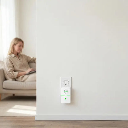 Indoor Plug-In Power Saver Box with US Outlet Wall Plug