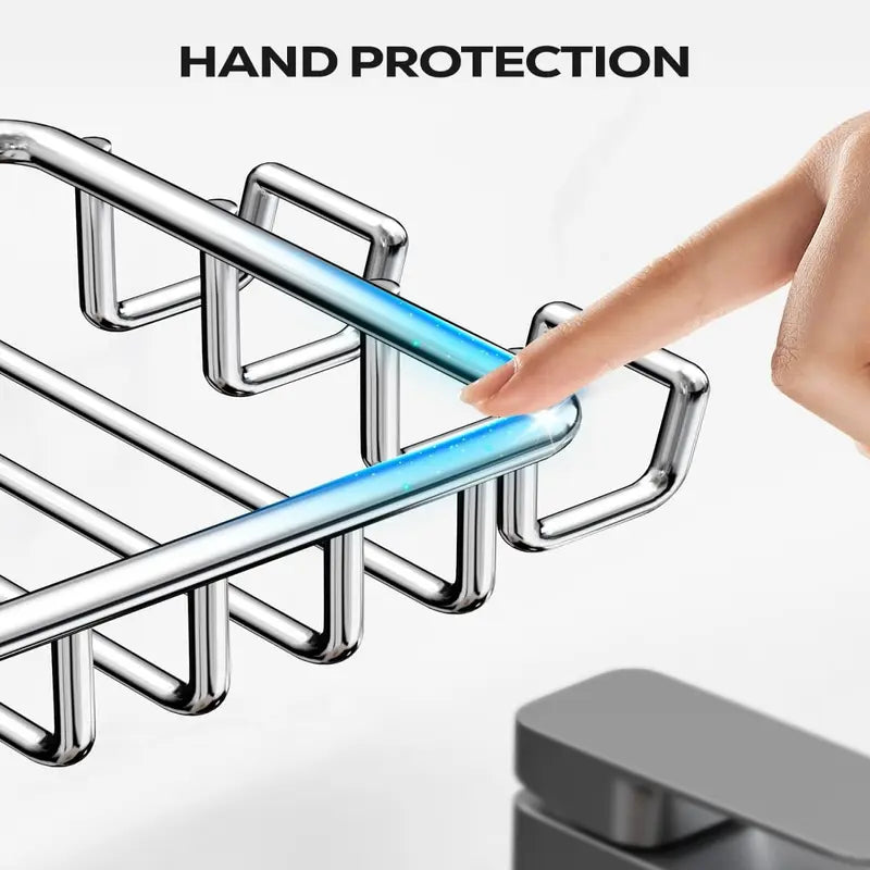 Stainless Steel Adhesive Soap Holder
