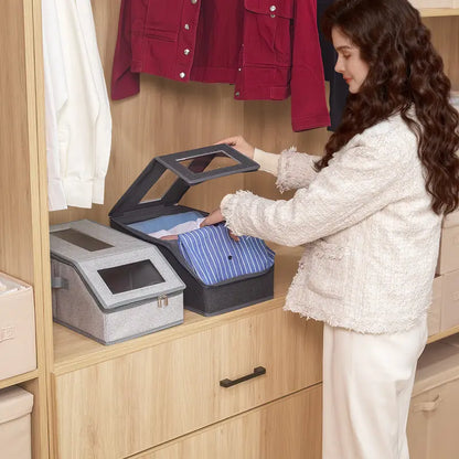 Stackable Trapezoid Cap Storage System