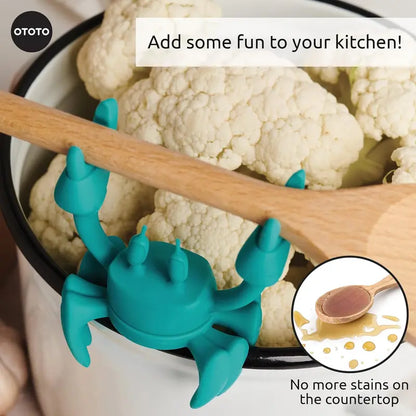 Crab Silicone Utensil Rest