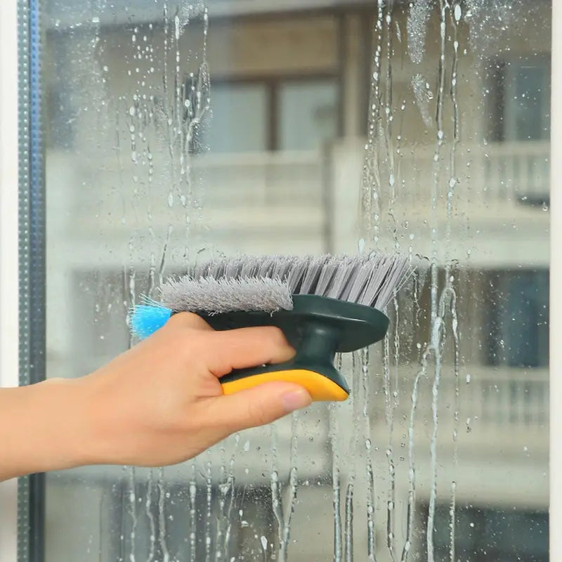 1 Count 4-in-1 Cleaning Brush with Handle