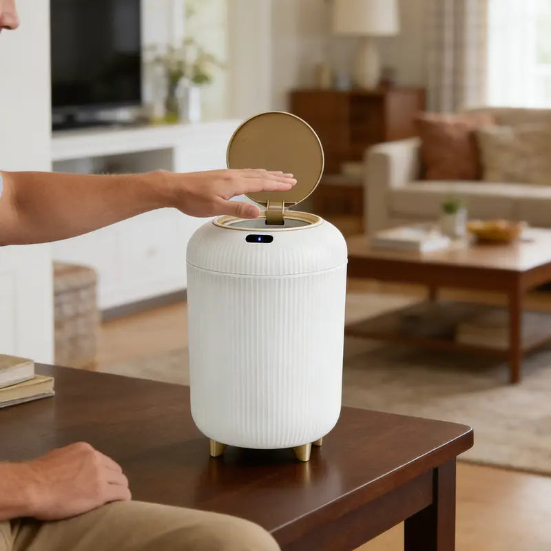 Auto-Seal Touchless Modern Trash Can